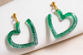 Pendientes Corazón de Jade