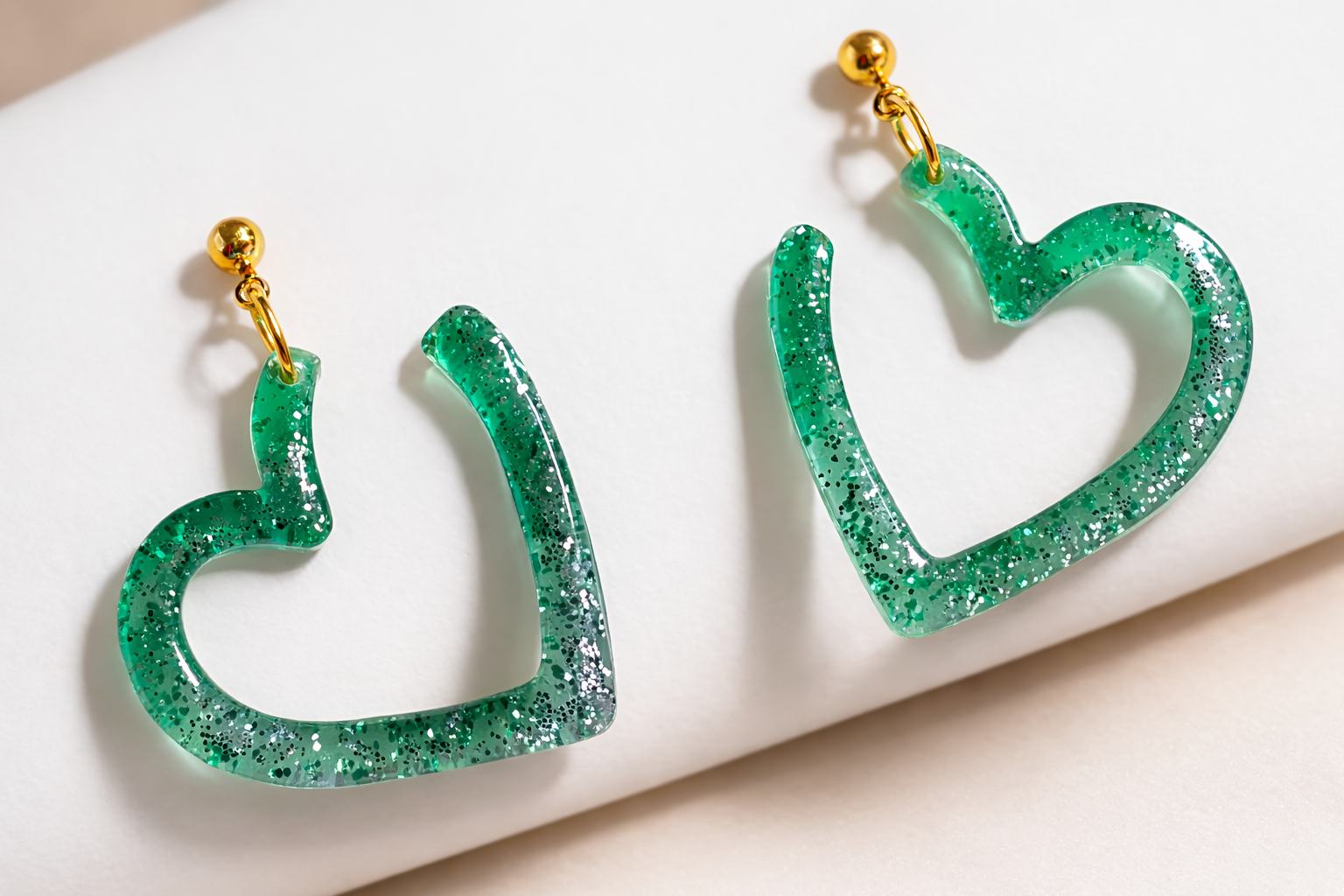 Pendientes Corazón de Jade